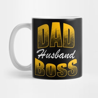 Dad Husband Boss Mug